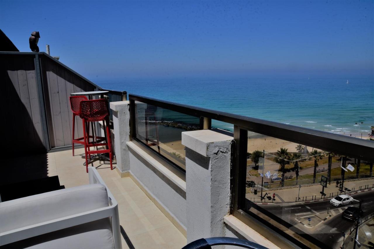Penthouse Apartment On The Beach Бат-Ям Экстерьер фото